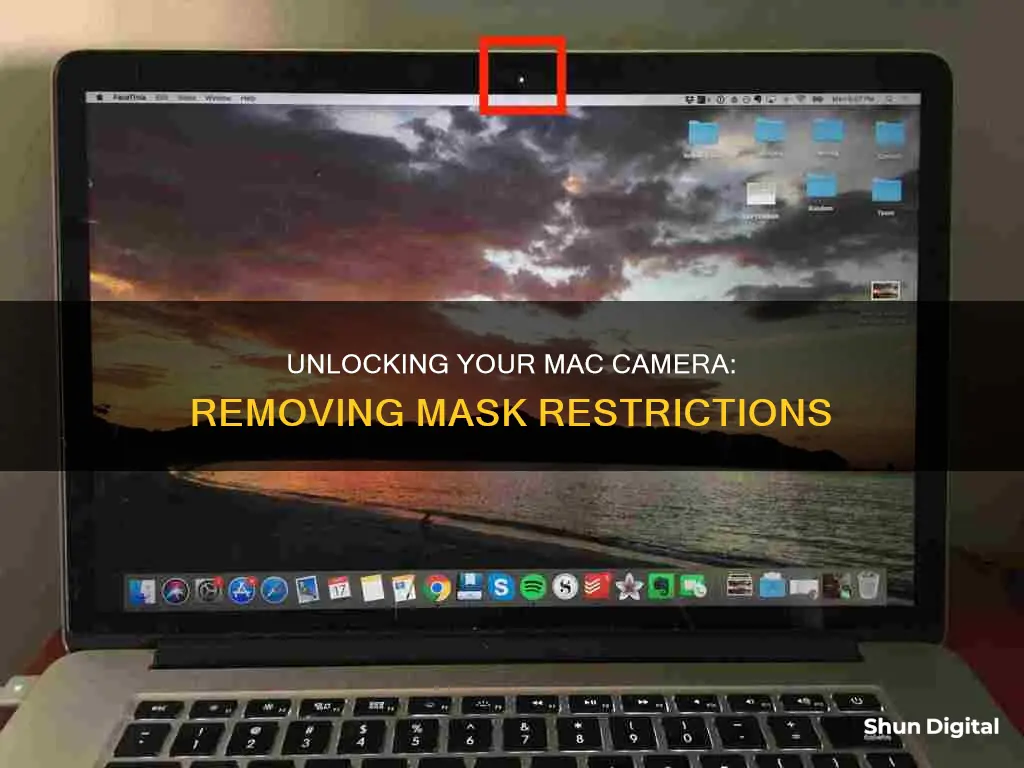 how to remove mask from camera on mac