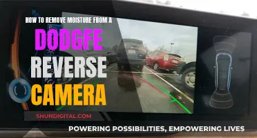 Removing Moisture from Your Dodge Reverse Camera: A Guide