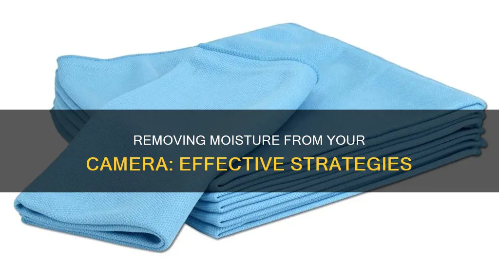 how to remove moisture from camera