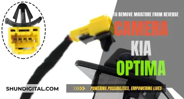 Removing Moisture from Your Kia Optima's Reverse Camera