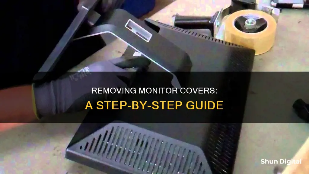 how to remove monitor cover