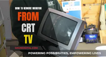 A Step-by-Step Guide to Separating Your Monitor from CRT TV