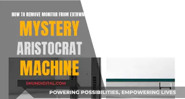 Removing Monitors from the Extreme Mystery Aristocrat Machine