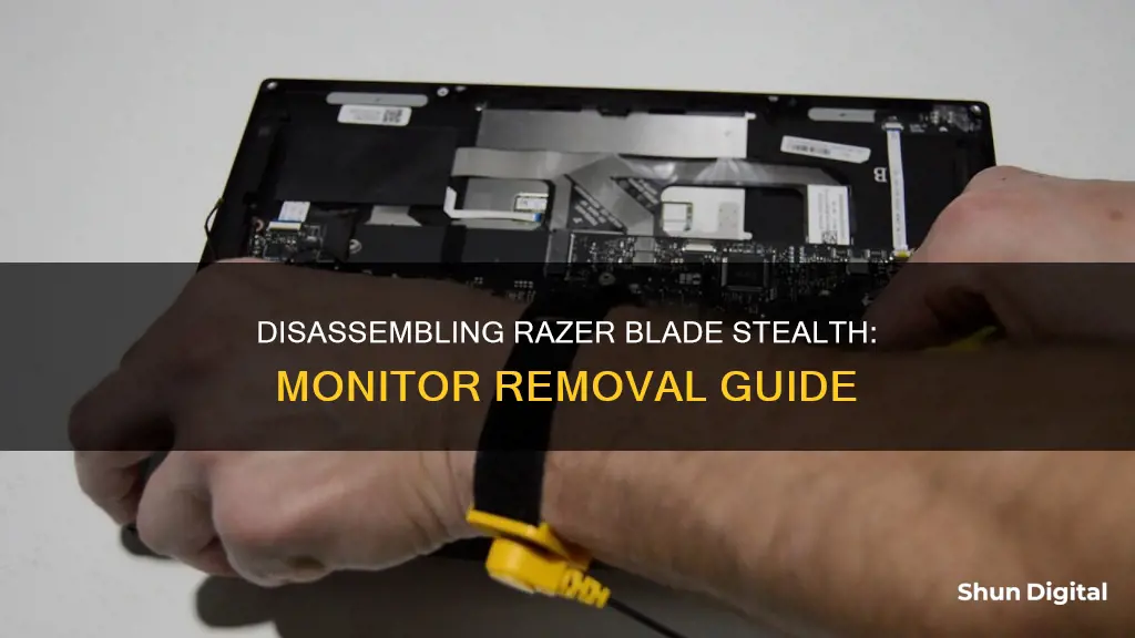 how to remove monitor from razer blade stealth