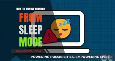 Waking Up a Monitor: Removing Sleep Mode Effectively