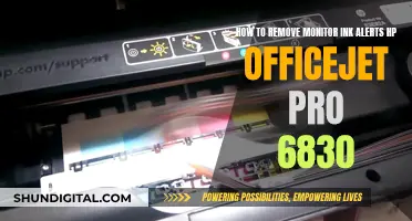 Removing Ink Alerts on HP OfficeJet Pro 6830