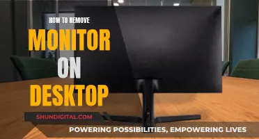 Removing a Desktop Monitor: A Step-by-Step Guide