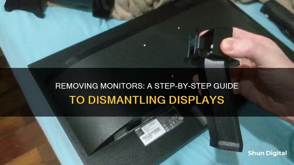 how to remove monitors