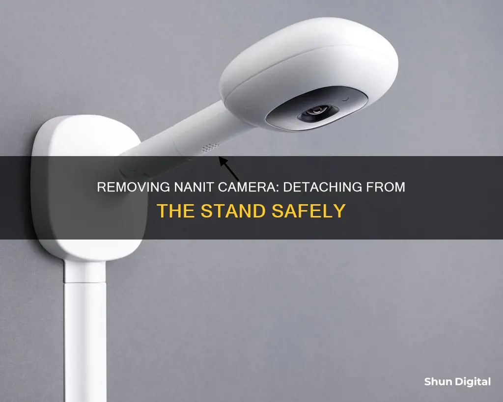 how to remove nanit camera from stand