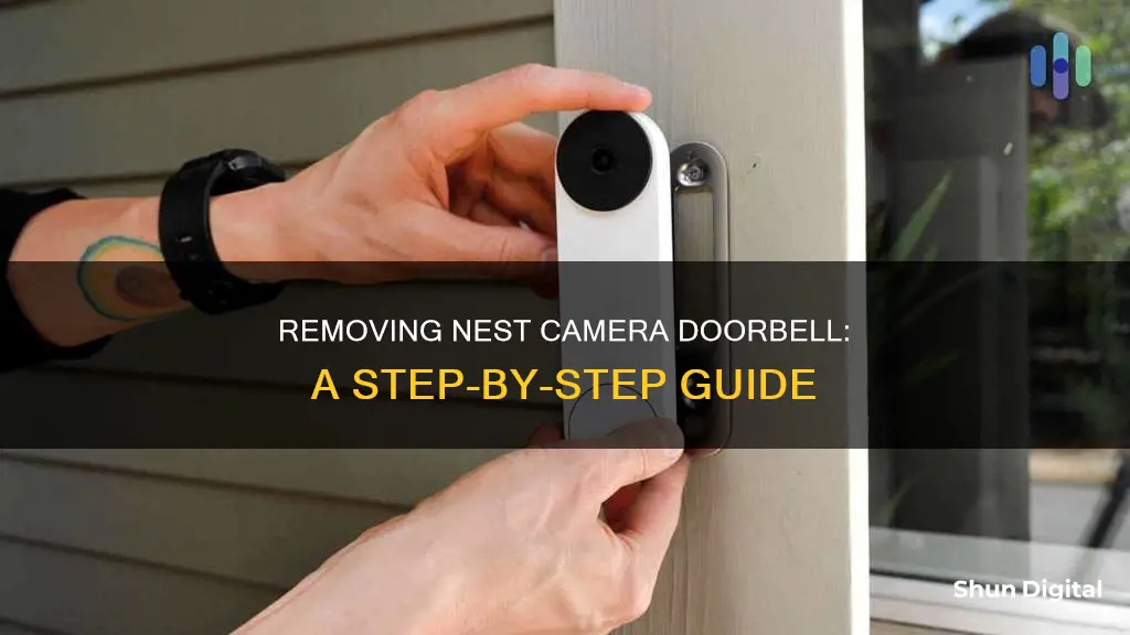 how to remove nest camera doorbell