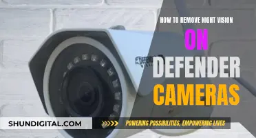 Disabling Night Vision on Defender Cameras: A Step-by-Step Guide