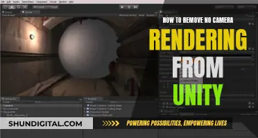 Eliminating No Camera Rendering Errors in Unity: A Step-by-Step Guide