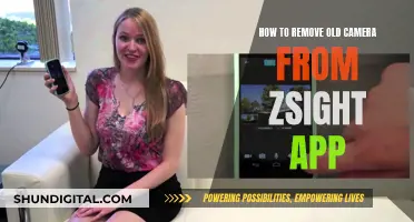 Deleting Old Cameras from the Zsight App: A Guide