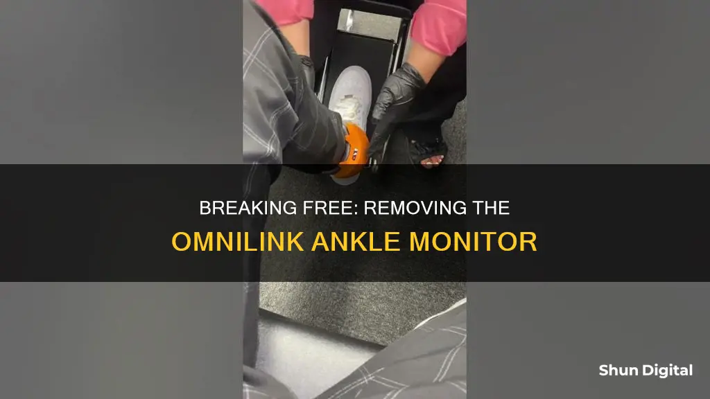 how to remove omnilink ankle monitor