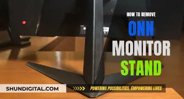 Removing the ONN Monitor Stand: A Step-by-Step Guide