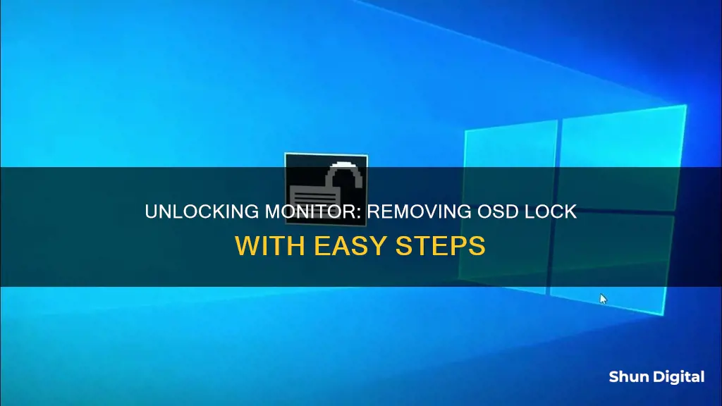 how to remove osd lock on monitor