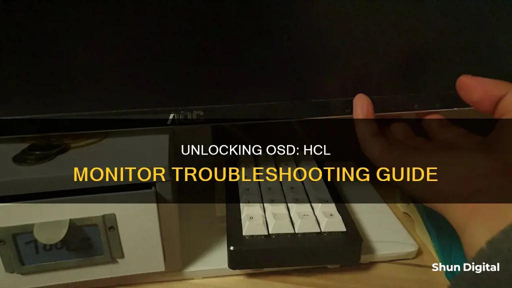 how to remove osd locked on hcl monitor