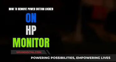 Unlocking HP Monitor: Power Button Lock Removal Steps