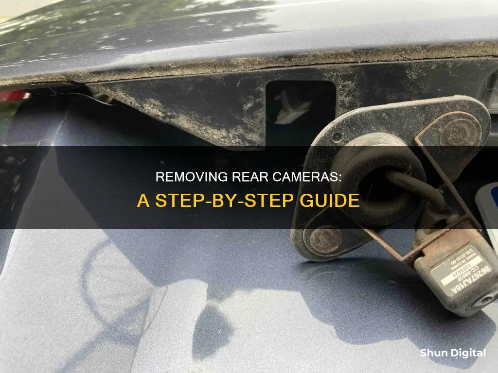 how to remove rear camera s