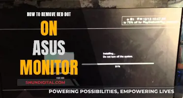 Removing Red Dot Issues on Your ASUS Monitor