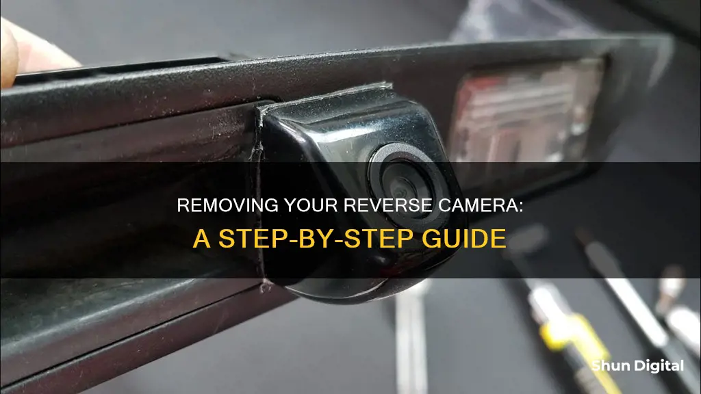 how to remove reverse camera