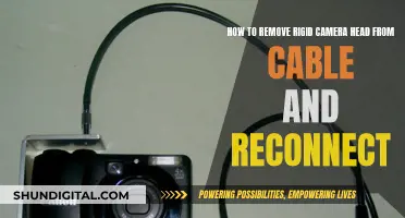 Unlocking and Reconnecting a Rigid Camera Head