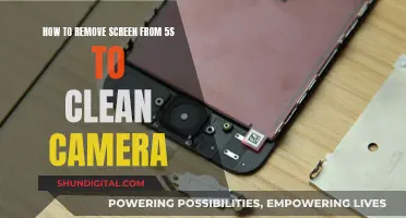 Removing iPhone 5s Screen to Clean Camera