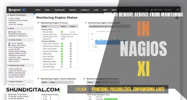 Monitoring Management: Removing Services from Nagios XI