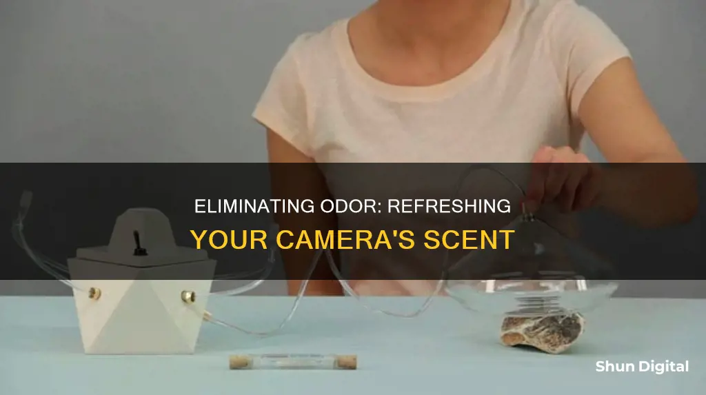 how to remove smell from camera