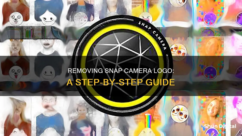 how to remove snap camera logo