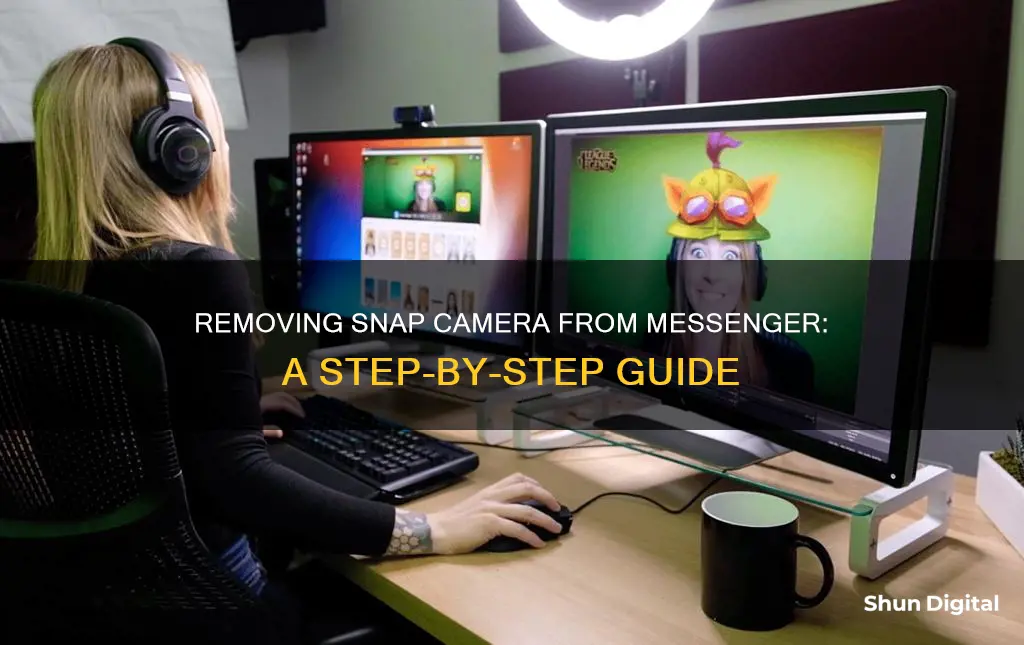 how to remove snap camera on messenger