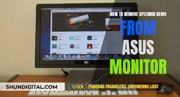 Removing Splendid Demo from Your ASUS Monitor