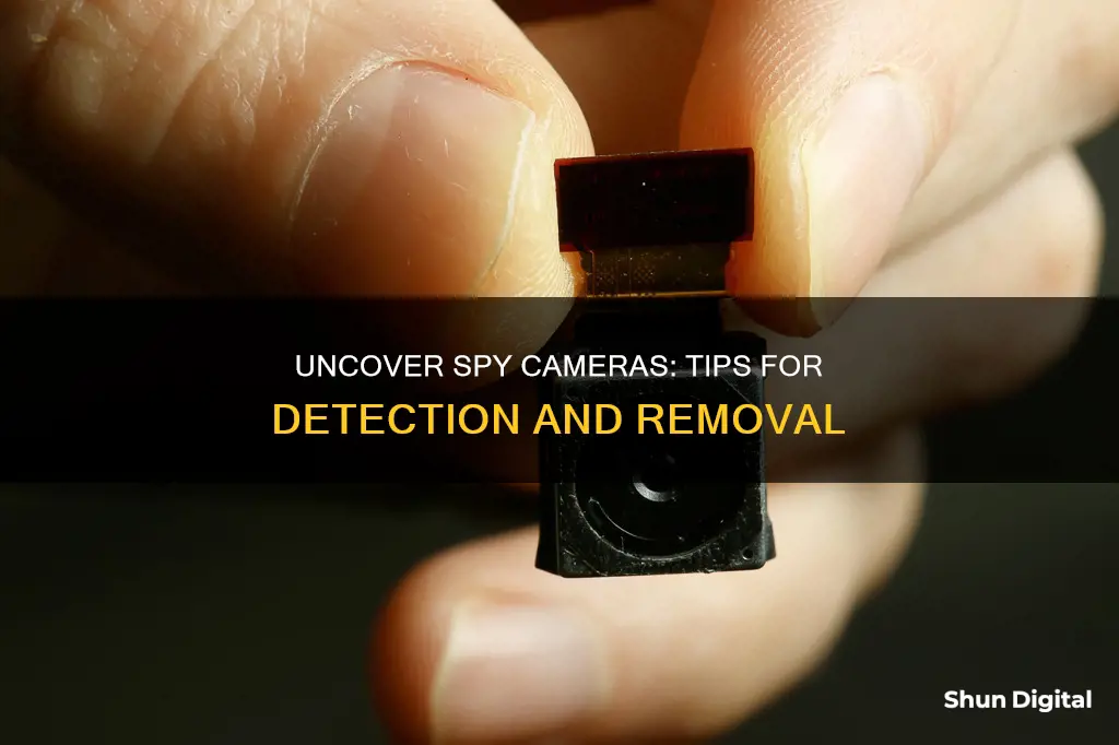 how to remove spy camera