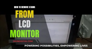 Removing Stains from Your LCD Monitor: A Step-by-Step Guide