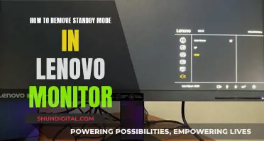 Disabling Standby Mode on Lenovo Monitors: A Step-by-Step Guide