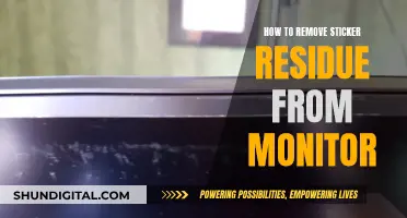 Removing Sticker Residue from Your Monitor: A Quick Guide