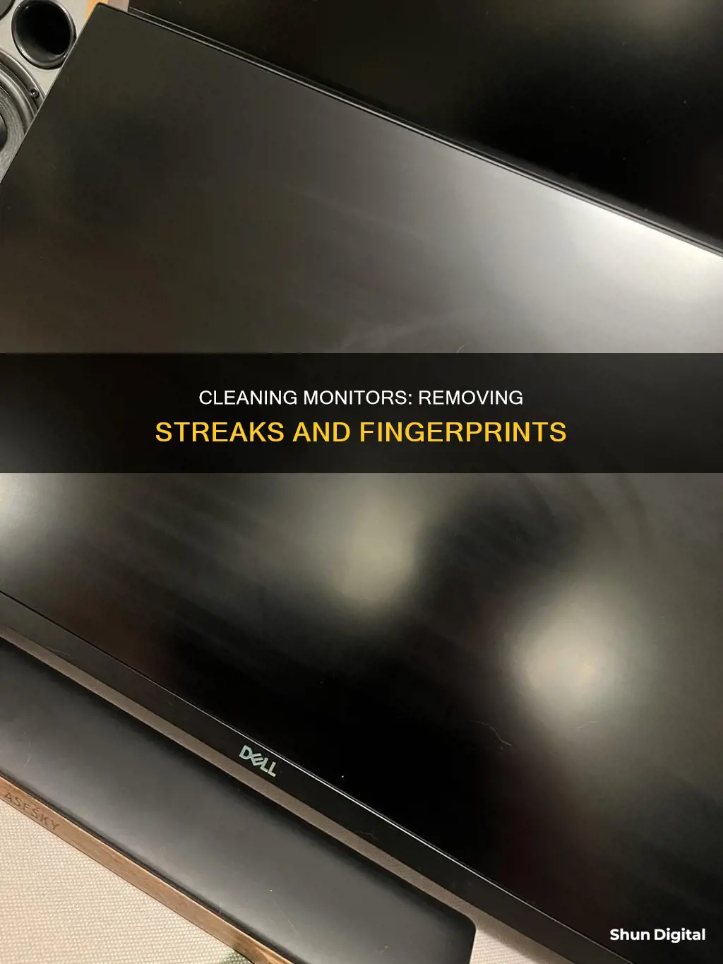 how to remove streaks from monitor