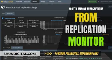 Removing Subscriptions from Replication Monitor: A Step-by-Step Guide