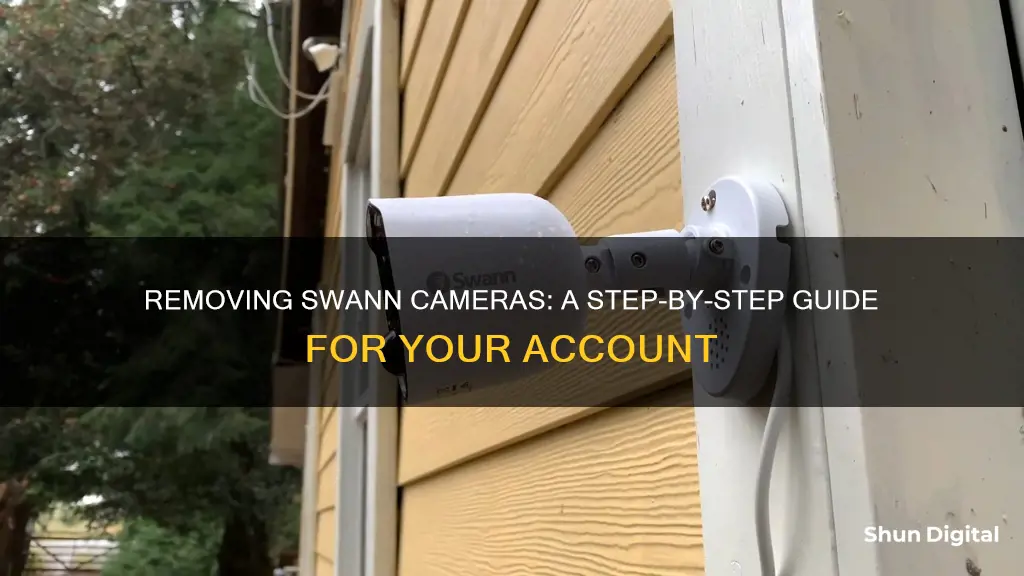 how to remove swann camera from account