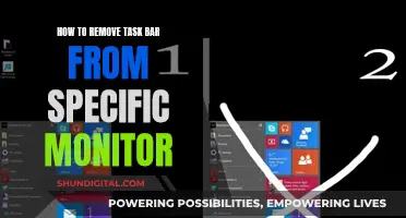 Removing Task Bar from Specific Monitor: A Step-by-Step Guide