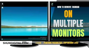 Removing Taskbar from Multiple Monitors: A Simple Guide