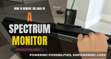 Removing Spectrum Monitor Base: A Step-by-Step Guide