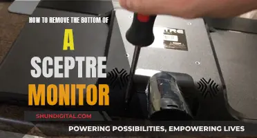 Removing the Base of a Sceptre Monitor: A Step-by-Step Guide