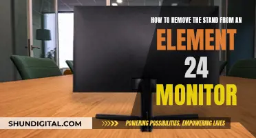 Removing the Stand from an Element 24 Monitor: A Guide