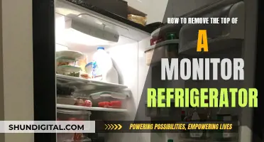 Removing the Top of a Monitor Refrigerator: A Step-by-Step Guide