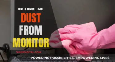 Cleaning Monitors: Removing Tissue Dust Easily