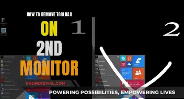 Removing Toolbars: A Dual-Monitor Solution