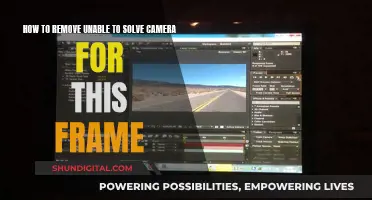 Fixing 'Unable to Solve Camera Frame' Issues