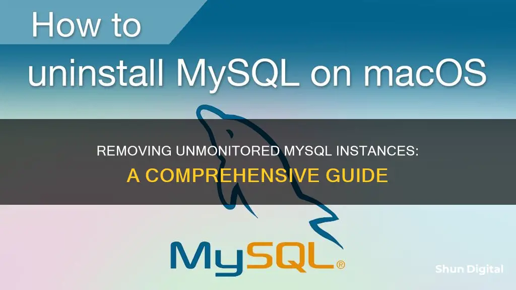 how to remove unmonitored instance in mysql enterprise monitor