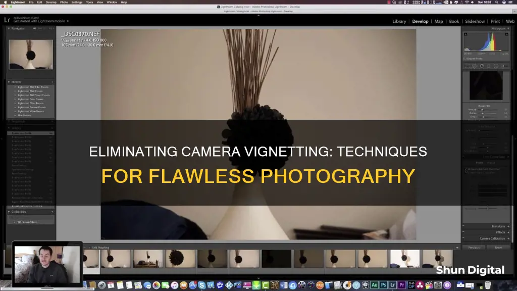 how to remove vignetting in camera